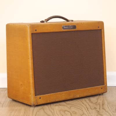 1959 Fender Deluxe Tweed Vintage Amp 5E3 Circuit Collector-Grade, Jensen P12R image 1