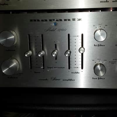 Marantz 1200 71-73 Silver/Black /115b Tuner 74-76 image 3