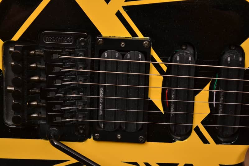 Kramer Striker - Yellow Stripe Frankenstein EVH FR-422SM Electric