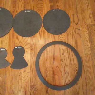 Vic Firth Drum and cymbal muting practice pad set designed for quiet playing image 3