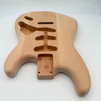 HooDoo Stratocaster Body Alder Unfinished Light hsb6352 image 4