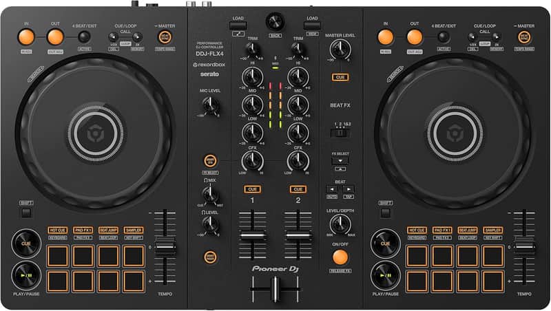 Pioneer DDJ-FLX4 2-Channel DJ Controller Mixer image 1