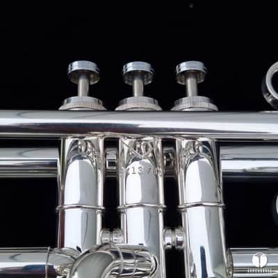 Beautiful Getzen Eterna Severinsen Model trumpet case mouthpiece gamonbrass image 11