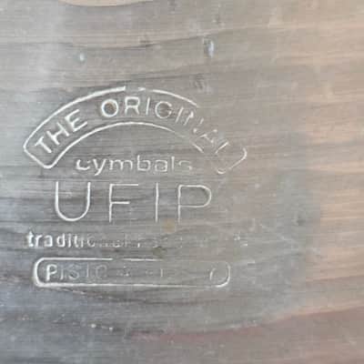 UFIP 20" Solid Ride 2528g Vintage Italian Rotocasting Ride Cymbal image 4