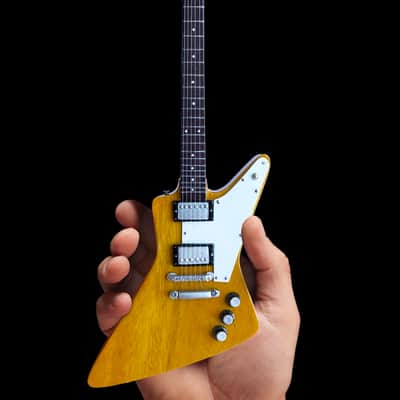 Lynyrd Skynyrd Allen Collins Natural Guitar Replica Miniature Collectible image 3