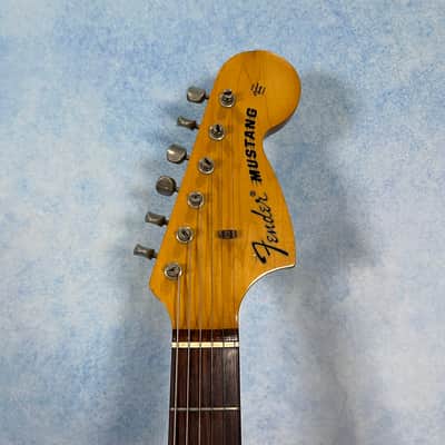 1995 Fender Japan MG-69 Mustang Black, MIJ image 3