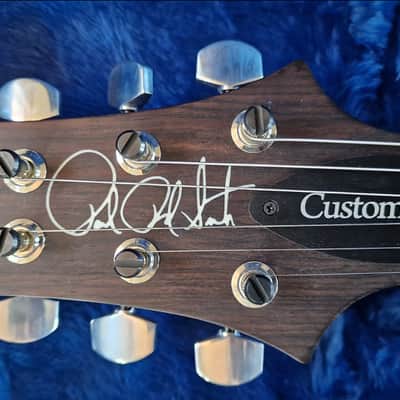 PRS Custom Library 24 ameral green top 10 5A flame - Smeral green image 10