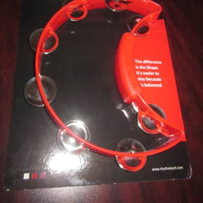 Rhythm Tech Solo Tambourine RT1230 - Red image 1