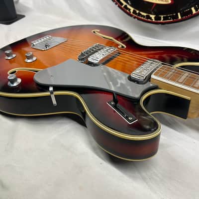 Welson 1960s DS2 Vintage Hollow Body Electric Guitar image 16