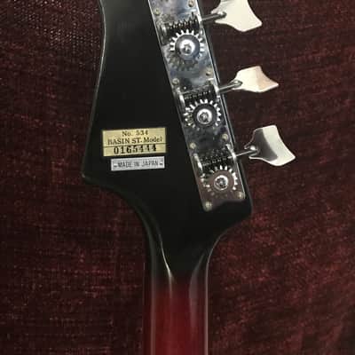 Kent Basin Street Bass Guitar 1965 - Full Scale - Soft Case image 12