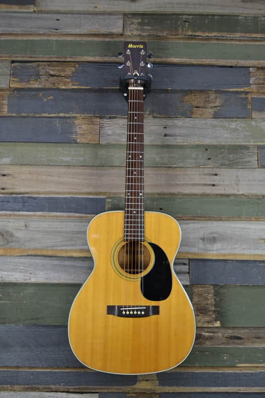 Morris F-13 Acoustic guitar 1974 Natural | Reverb