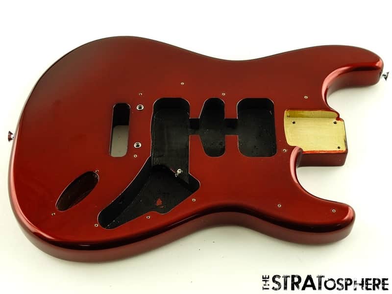 Fender Standard Stratocaster Strat BODY Guitar Parts Poplar Candy Cola image 1