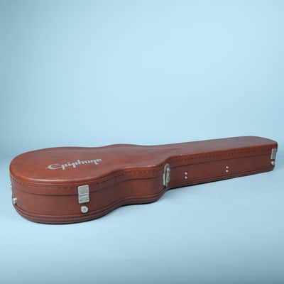 Epiphone Les Paul Hardshell Guitar Case Brown with Pink Interior image 8