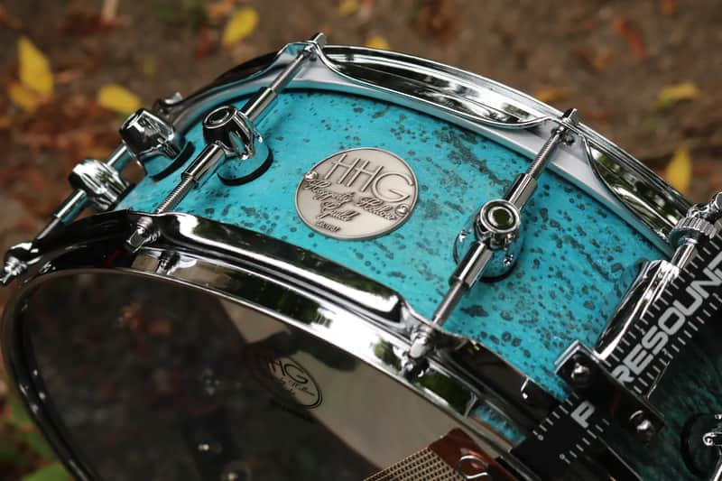 HHG Drums Super-muff Seamless Copper Snare Drum 2022 Natural Patina Copper image 1