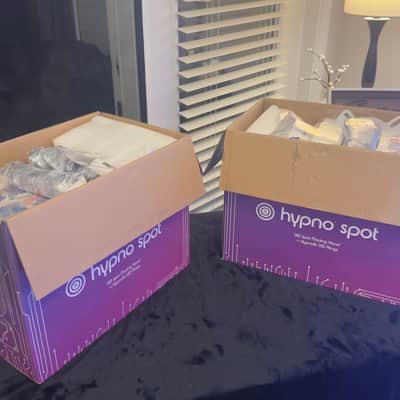 (Pair) Blizzard Hypno Spots + MYPROX tripod Adapters + (6) DMX Cables image 4