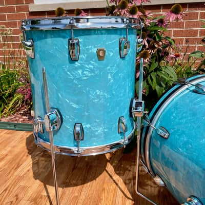 Ludwig Classic Maple Bop Kit Drum Set Glacier Blue 18/12/14 *Mint* image 5