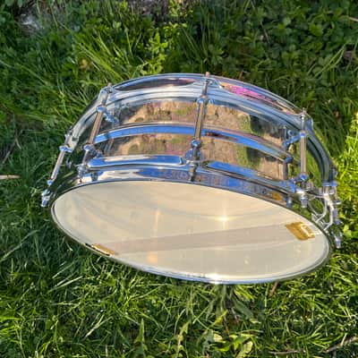 Ludwig Supralite 15x5 Snare Drum – Rare Size – Excellent Condition image 5