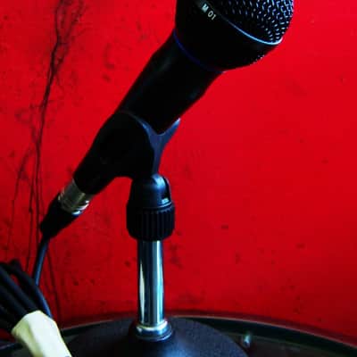 Vintage 1990's Beyer Dynamic M-01 cardioid dynamic Microphone Low Z w accessories Germany Shure SM58 image 6