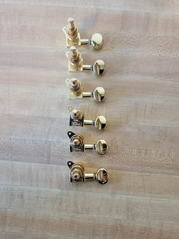 Jin-ho 6-in-line Tuners - Gold image 1