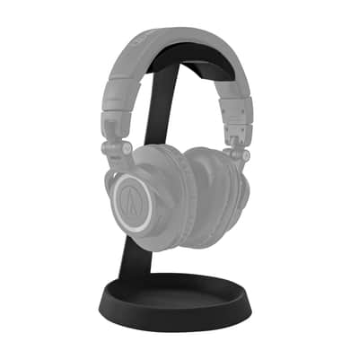 Knox Gear Aluminum Headphone Stand for Desk with Solid Base Mount (Black) image 8