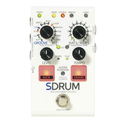 Digitech SDRUM Strummable Drums Effect Pedal with Power Supply Auto-Drummer image 2
