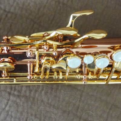 Monique Pro Series Alto Saxophone (SELMER/BUFFET CLONE) 1990s - Copper & Brass image 23