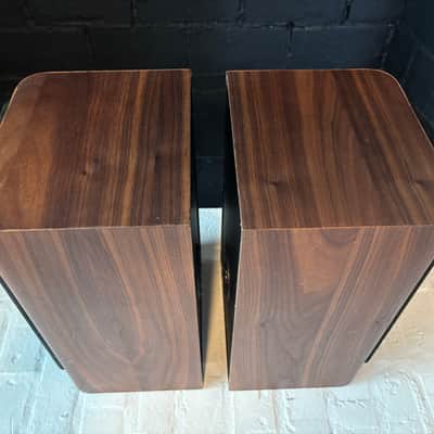 Vintage Infinity RS-2000 Speakers, New Woofers and Walnut Veneer image 5