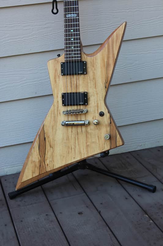 2009 ESP LTD FX-260SM Spalted Maple Explorer Electric Guitar
