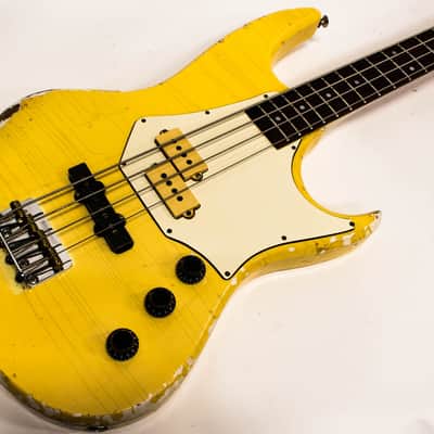 1984 Vintage Hamer Cruise 4 String Electric Jazz Bass Guitar - Aged White image 8