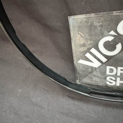 Pearl DCB1408S Mastercast Die Cast Drum Hoop 14" 8-hole Snare Side Black Nickel image 2