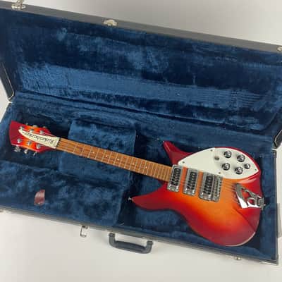 1990 Rickenbacker 320 - Fireglo.. 35 yr . old, 3 pickup, Short Scale, Like Johns, , and OHSC! Super clean!! image 10