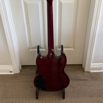 Gibson SG Standard 1996 Headstock Repair Cherry w/ Hard Case image 3