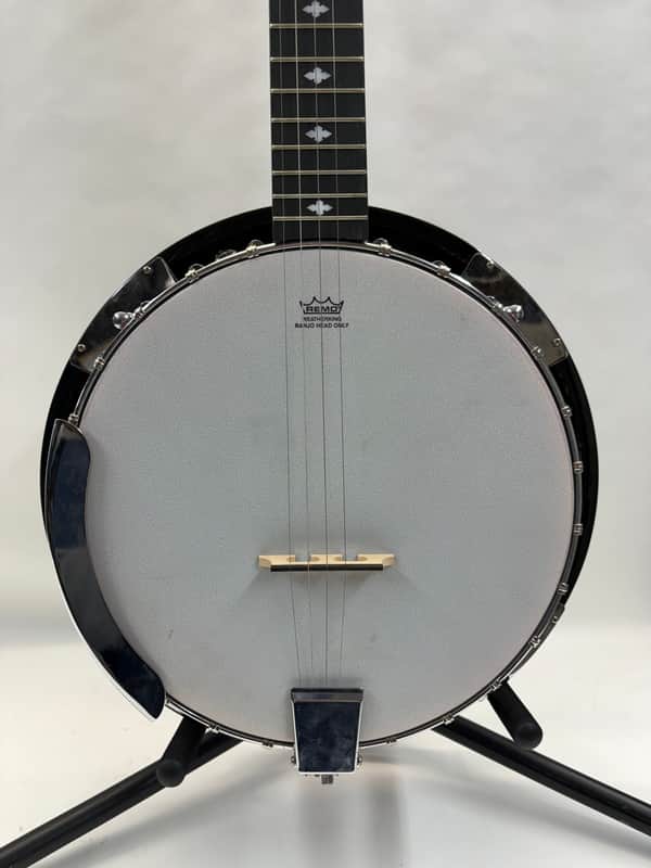 5-string Western Banjo Deluxe with wood pot image 1