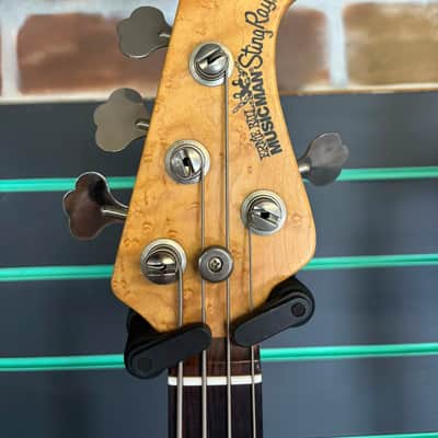 Ernie Ball Music Man StingRay Vintage Sunburst 1991 Electric Bass Guitar image 13
