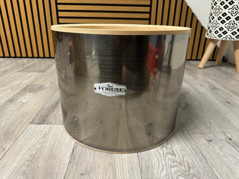 Pearl Forum Tom Drum Shell 13”x10” Bare Wood #OV41 image 1