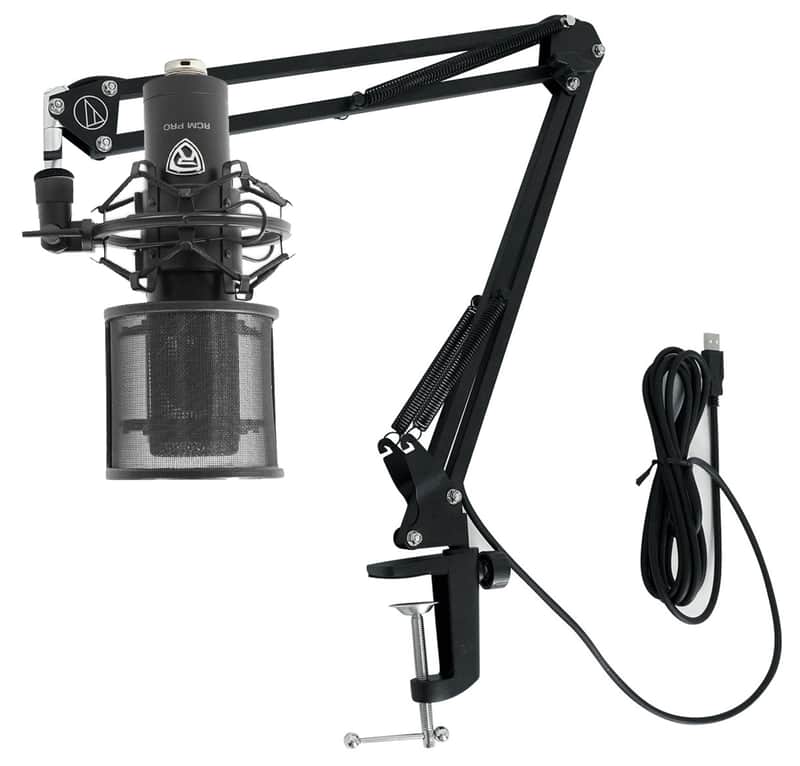 Rockville RCM PRO Studio/Recording Condenser Microphone+Audio Technica Boom Arm image 1