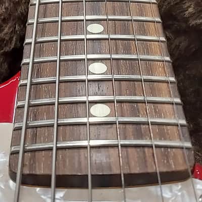 Immagine Mexican Fender Player Mustang 90 Red Custom Modified Single Pick-Up - 6