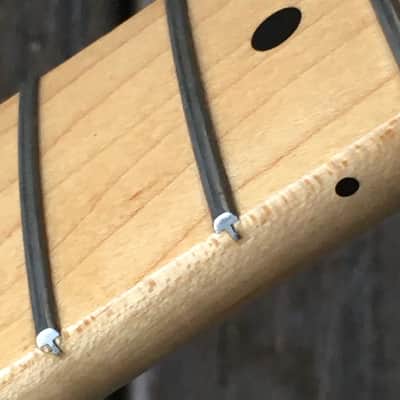 2013 Genuine Fender Lefty Standard Telecaster Neck Tele Amber Naturally Tinted image 6
