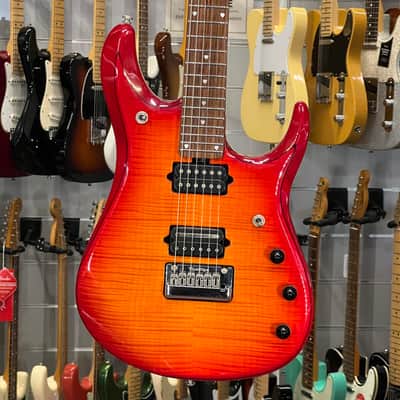 Ernie Ball Bfr Jp6 John Petrucci Piezo Flamed Cherry Burst 2014 image 1