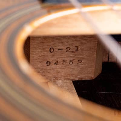 1946 Martin 0-21 Vintage Acoustic Guitar w/ Adirondack Top, Case image 6