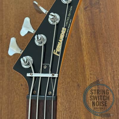 Fernandes Bass, Limited Edition, PJ, Aged White, MIJ 1989, 32” Medium Scale image 9