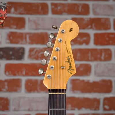 Fender Custom Shop W25 1962 Stratocaster Heavy Relic Gold Sparkle Boos Leather Custom Pickguard 2025 w/OHSC image 11