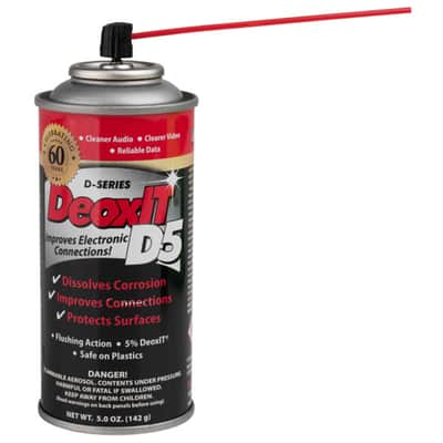 CAIG Laboratories D-Series DeoxIT D5S-6-LMH Spray Contact Cleaner - 5 oz image 1
