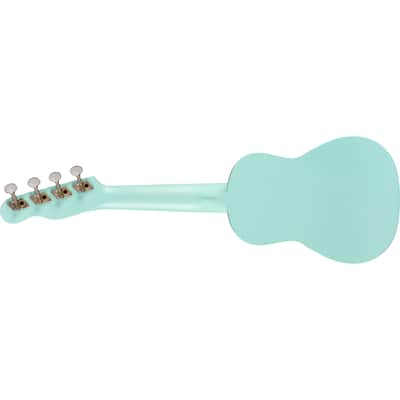 Fender Venice Soprano Ukulele - Walnut Fingerboard, Daphne Blue image 8