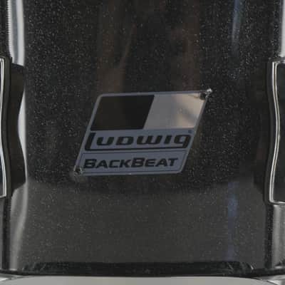 Ludwig Backbeat Snare Drum 14x6'' - Black Sparkle image 4