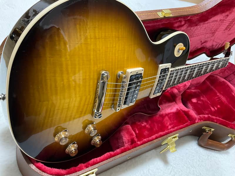 Gibson USA Slash Les Paul Standard Figured Top November Burst w/ Hard case Brand New image 1