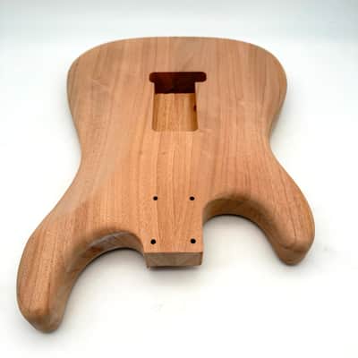 HooDoo Stratocaster Body Mahogany 2-Piece Unfinished Light hsb5341 image 7