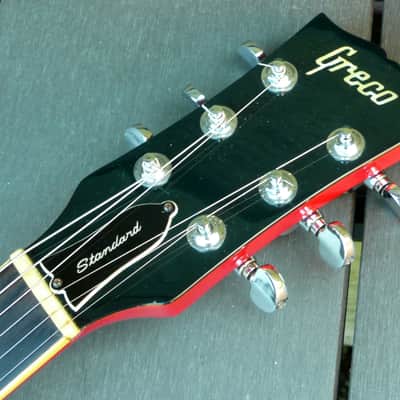 Greco EG700R Single Cut Away 1976 Red Sunburst+Gig Bag FREE image 5