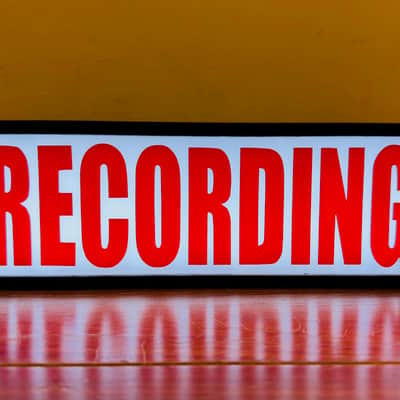 RECORDING Light Box with Remote Control for Music Studio, Podcast, Radio image 1