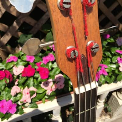 Memphis 1984 Bass set neck Walnut MIJ Japan Matsumoku with Orig. Case + FREE SHIPPING image 2